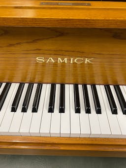 Samick Oak Grand Piano - PhotoNov132023_52813PM