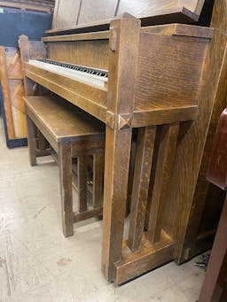 Packard Mission Style Upright Piano - PhotoNov142023_123526PM