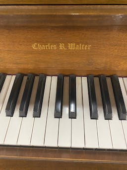 Charles Walter Traditional Console Piano - PhotoNov142023_20240PM