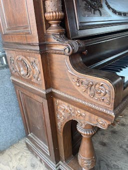 Shoninger Victorian Upright Piano - PhotoNov182023_105508AM