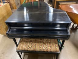 Chickering centennial 5’3” baby grand in black. - Chickeringgatelegblackbanygrand-8