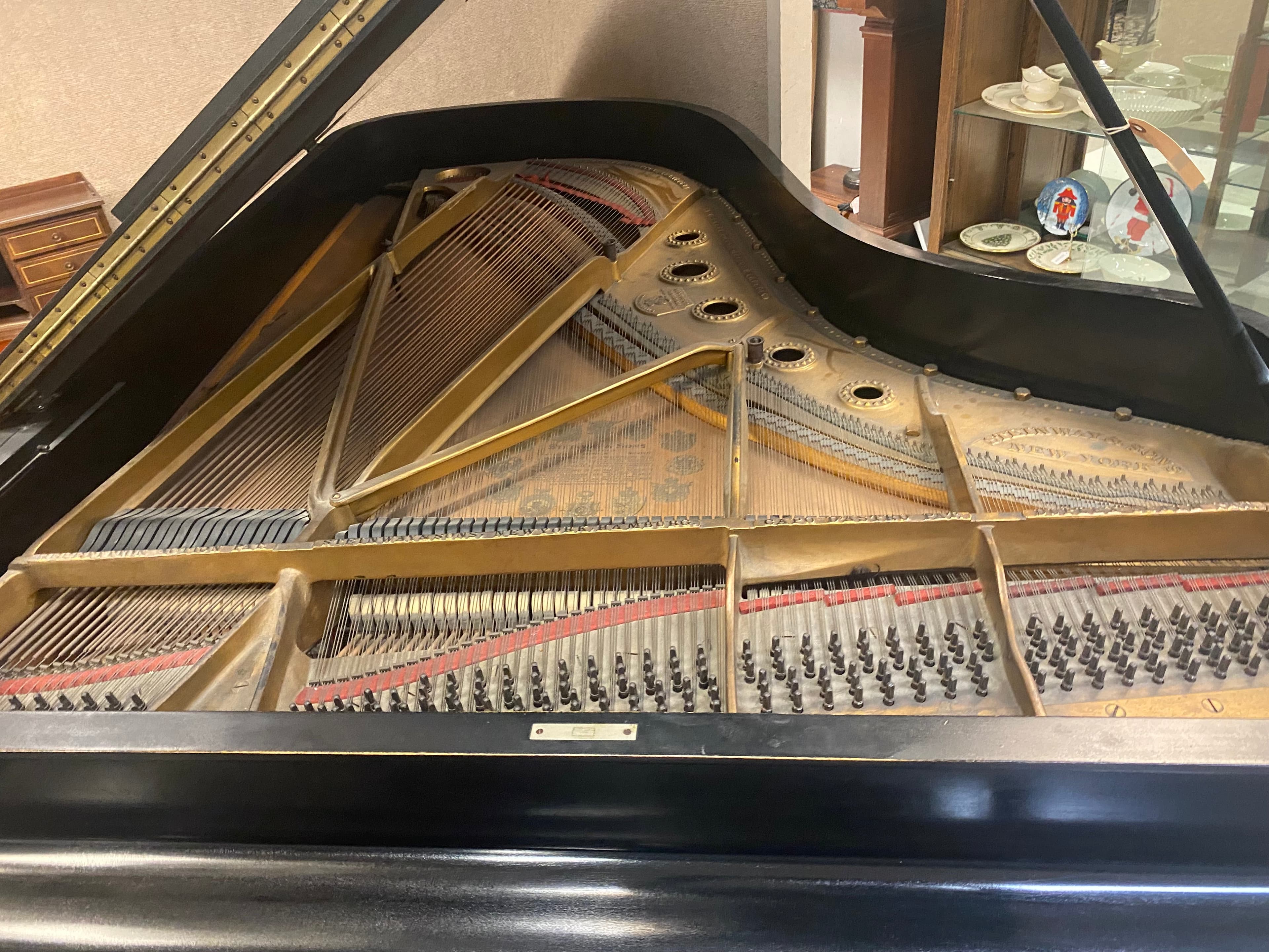 Steinway B circa 1915 6' 11 1/2" Incredible original condition! - SteinwayB1915grand-7